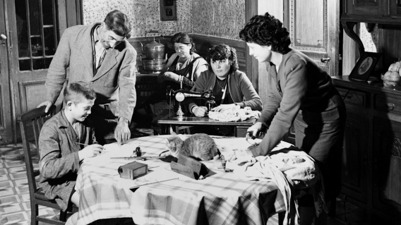 French family in the afterwar period. 